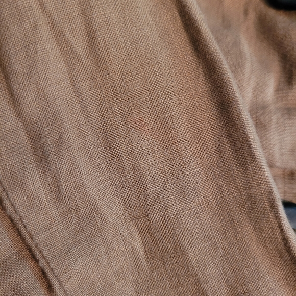 J. Jill | Classic Brown Linen Blazer - Picture 5 of 15